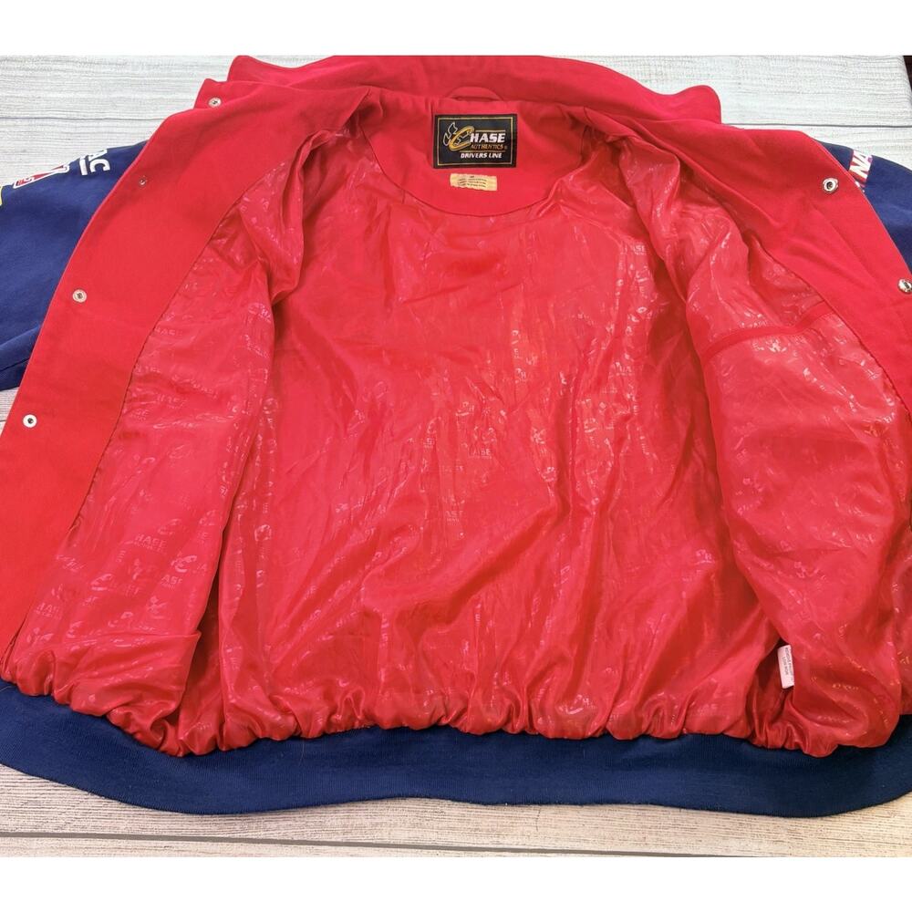 NASCAR Vintage Chase Authentics Dupont Faded Jeff Gordon Flames Jacket Size M - Picture 5 of 11
